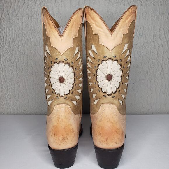 Tecovas By Kristopher Brock The Sadie Leather Boots Womens 9.5 Western SAMPLE - Picture 7 of 16